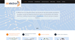 Desktop Screenshot of labelectron.org.br